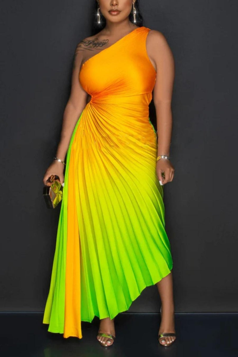 Vacay Vibes Pleated Maxi Dress