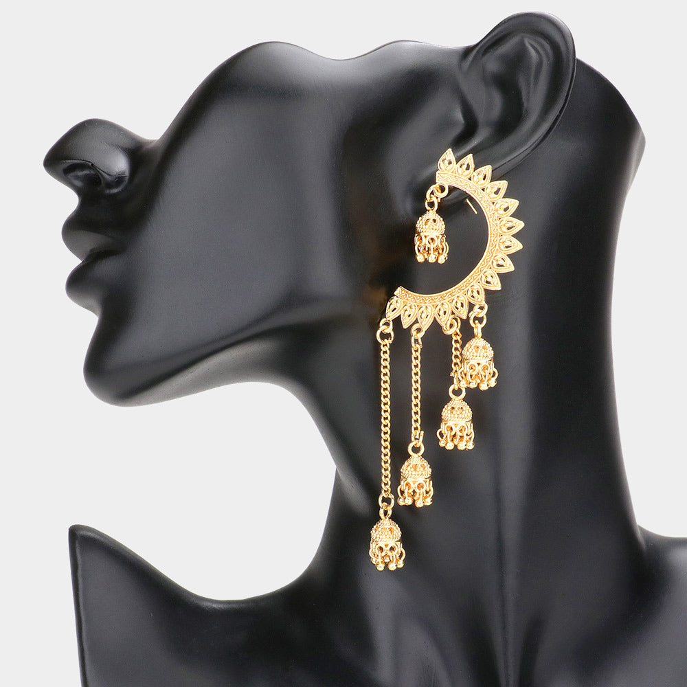 Sun Goddess Jhumka Earrings