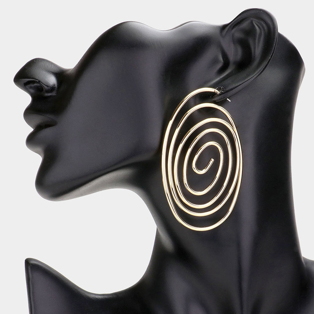 Stacy Swirl Earrings