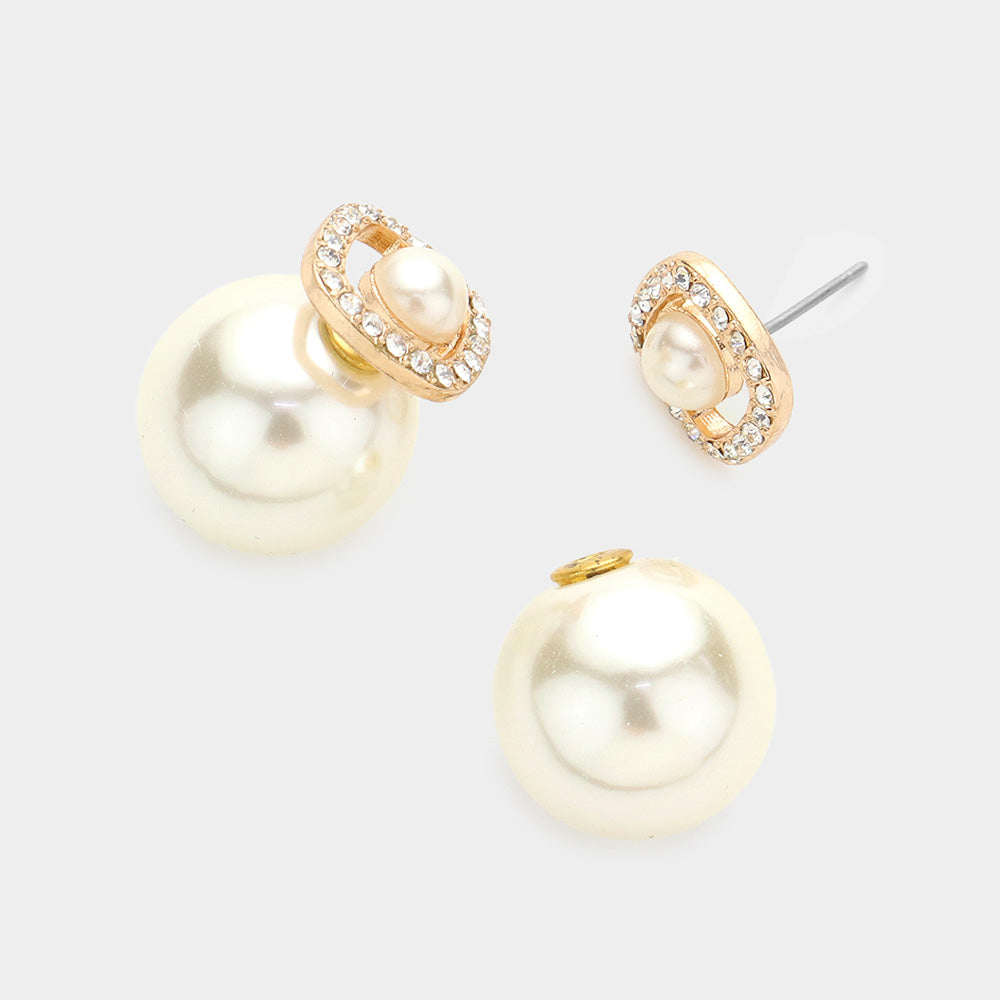Pearl Peekaboos Stud Earrings