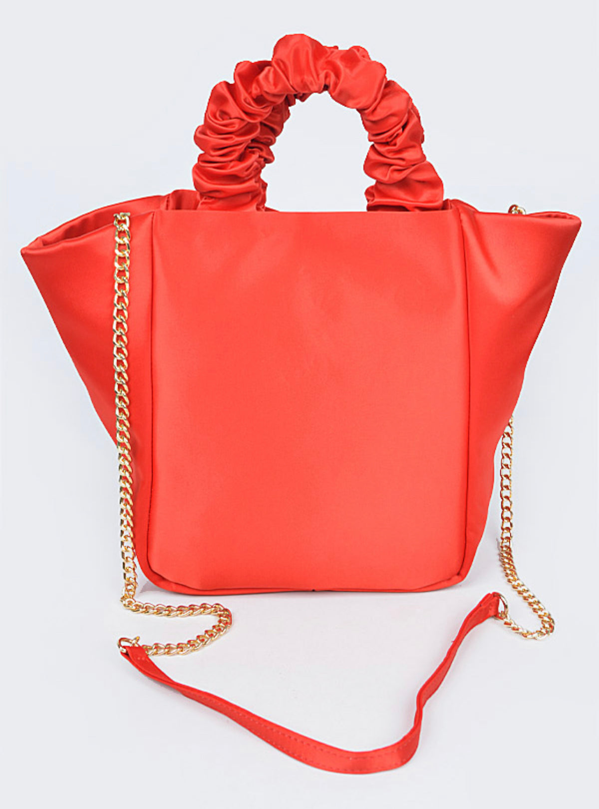 Satin Tote Handbag