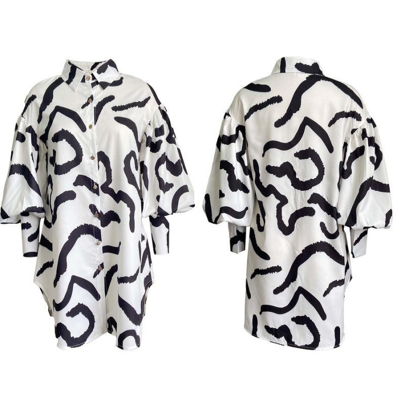 Classic Style Shirt Dress
