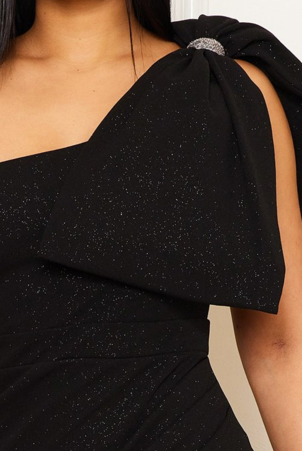Glitter Bow Dress Black / Small Glitter Bow Dress Black / Small