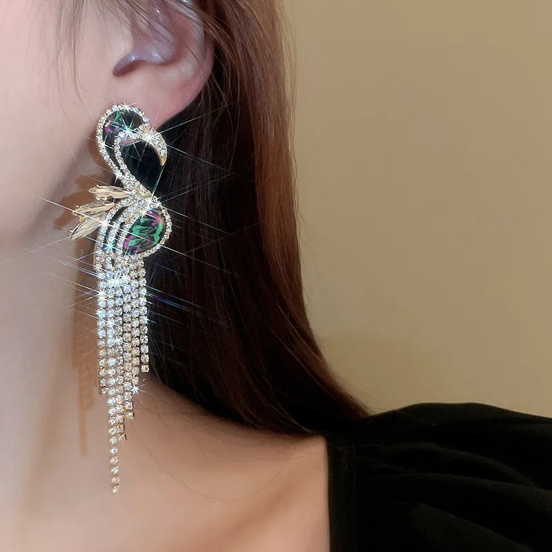 Flashy Flamingo Earrings