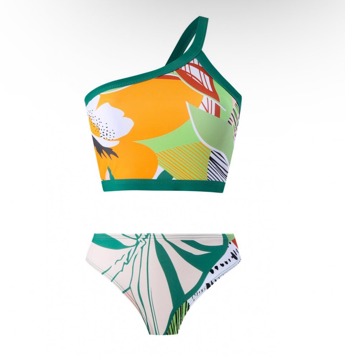 Tropical Tassel 3Pc Swimwear Set