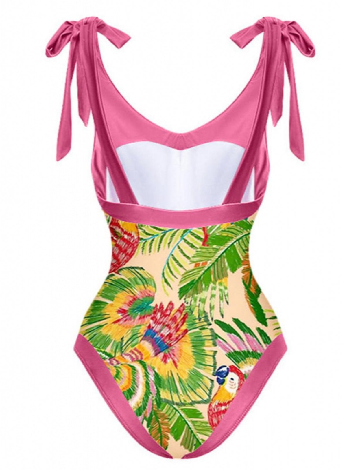 Tropical Paradise Swimsuit + Sarong Set
