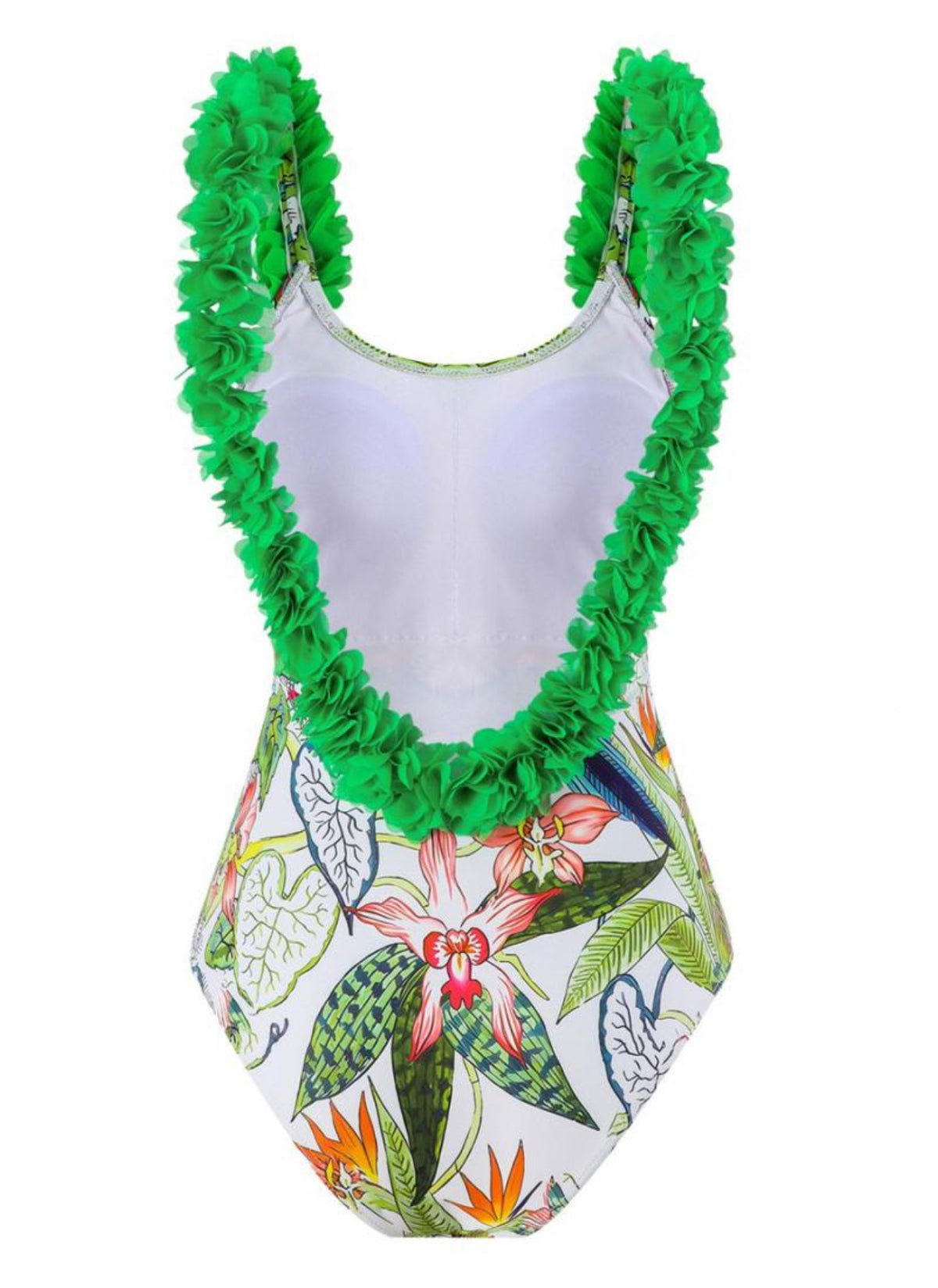 Parrot In Paradise One Piece Swimsuit + Sarong Set