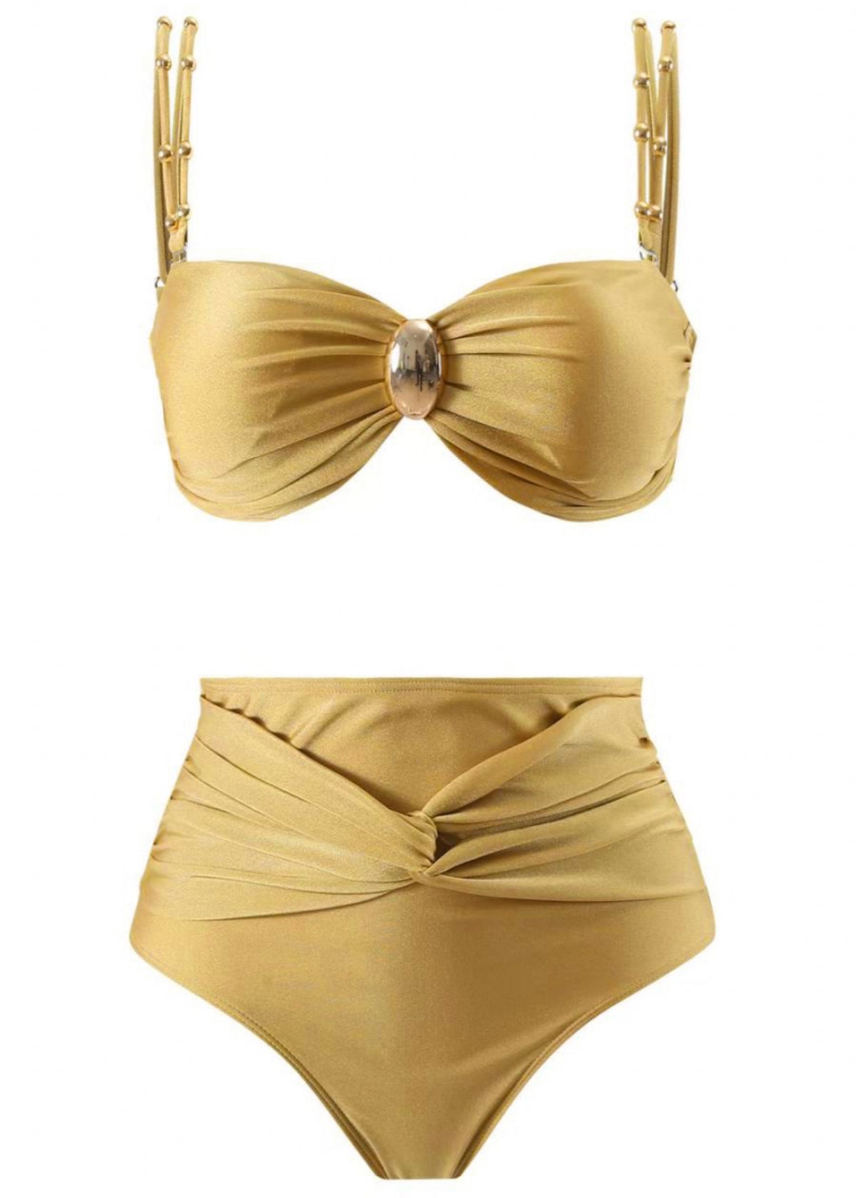 Golden Hour 3Pc Swimwear + Skirt Set