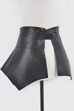 Faux Leather Skirt Belt (Plus Size)