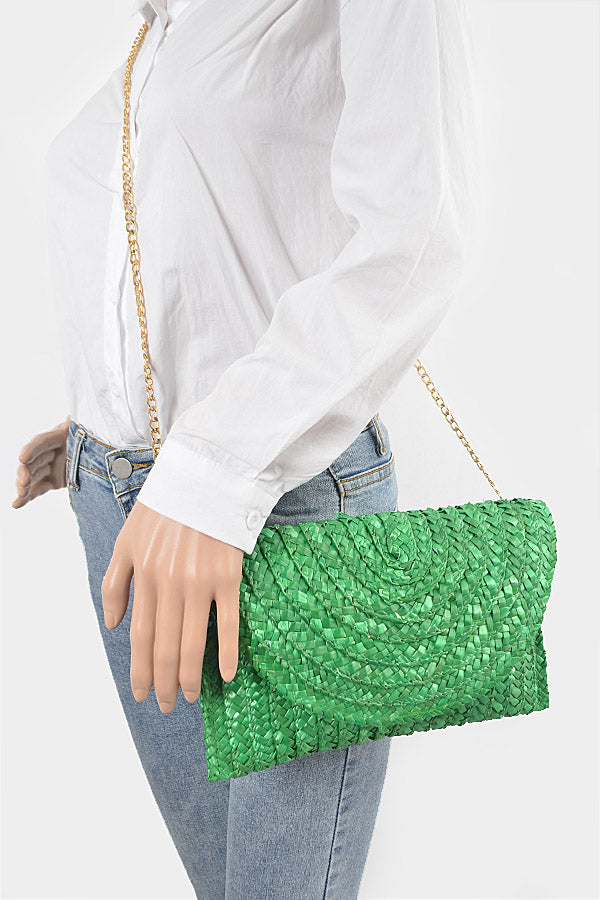 Straw Fashion Clutch