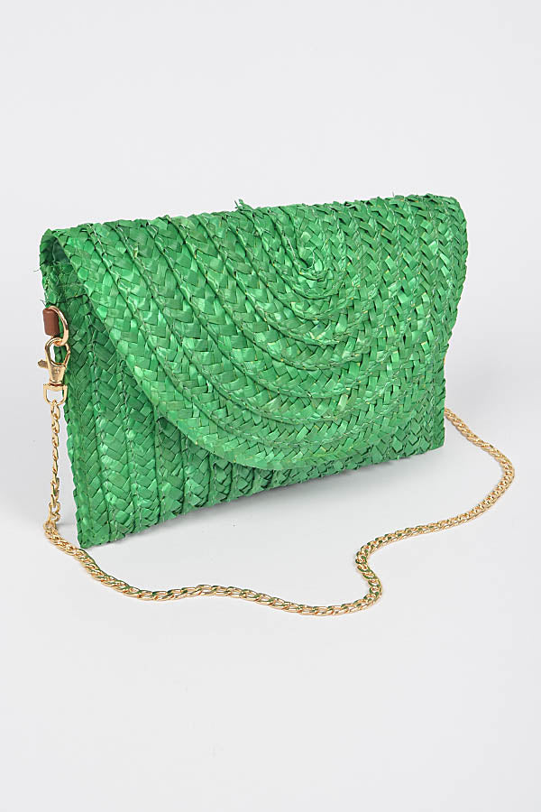 Straw Fashion Clutch