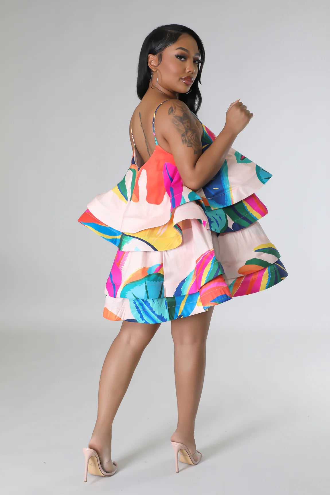 Just Flaunt It Dress (Tropical)
