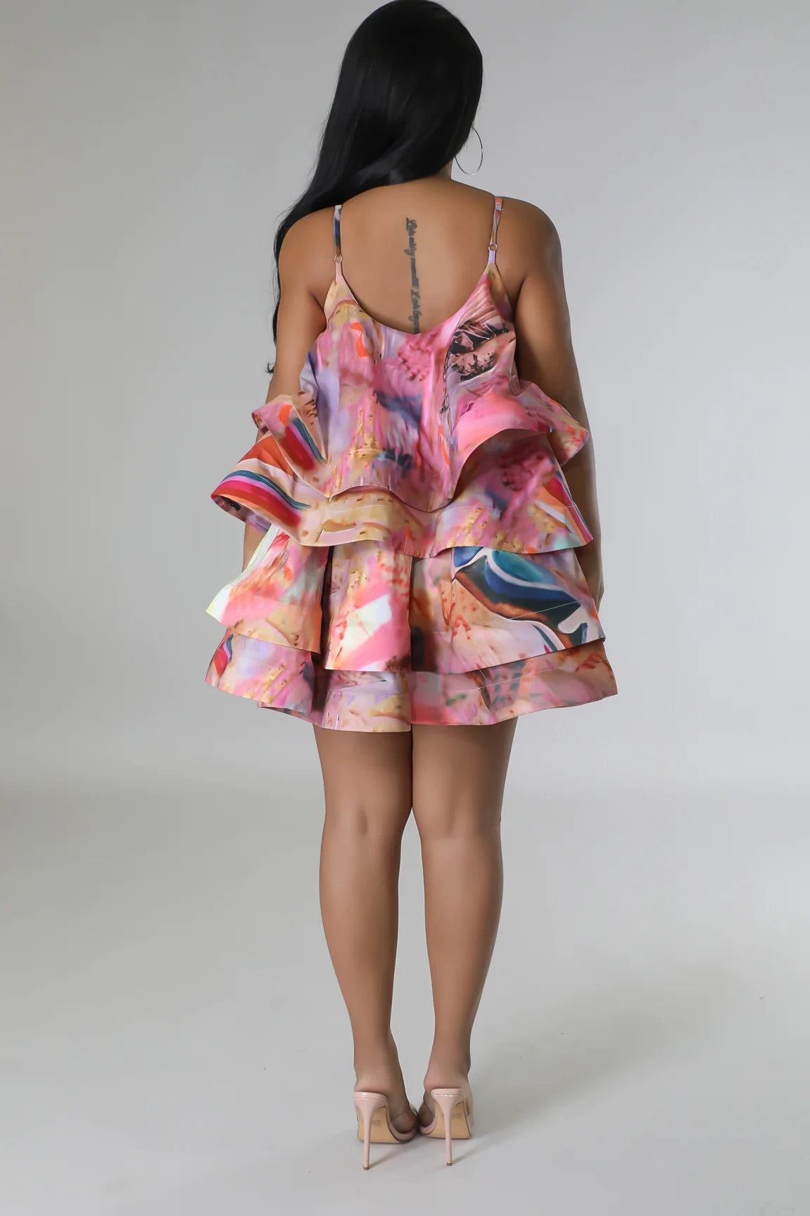 Just Flaunt It Dress (Marble)