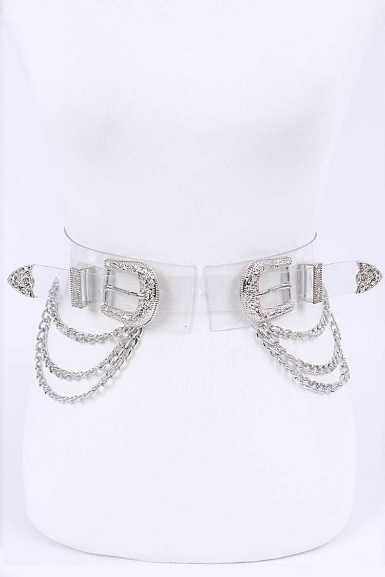 Double Up Chain Belt (Plus Size)