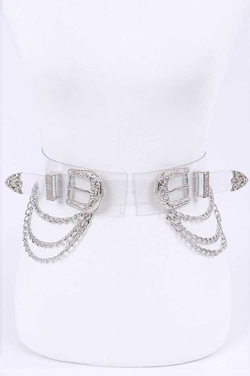 Double Up Chain Belt (Plus Size)