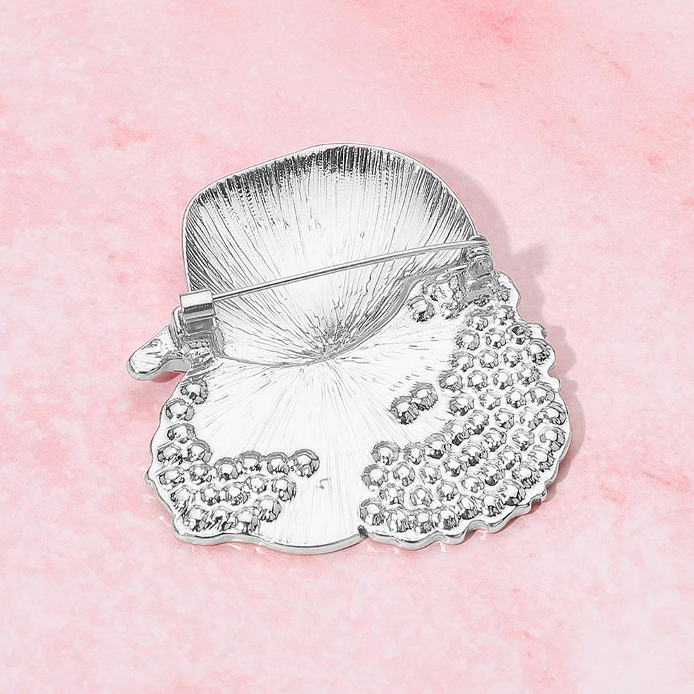 Pink Ribbon Ball Cap Keychain & Brooch Set