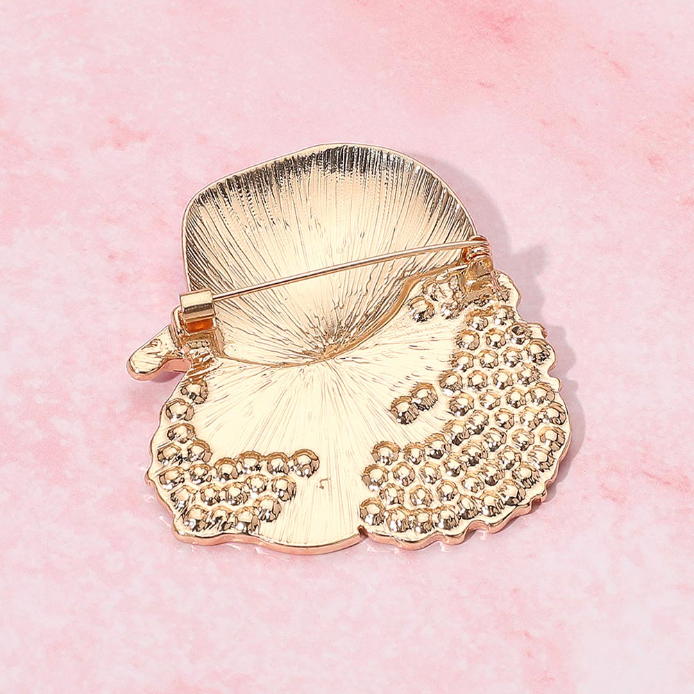 Pink Ribbon Ball Cap Keychain & Brooch Set