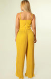 Pleated Two Piece Pants Set