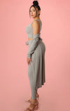 Ribbed Three Piece Casual Set