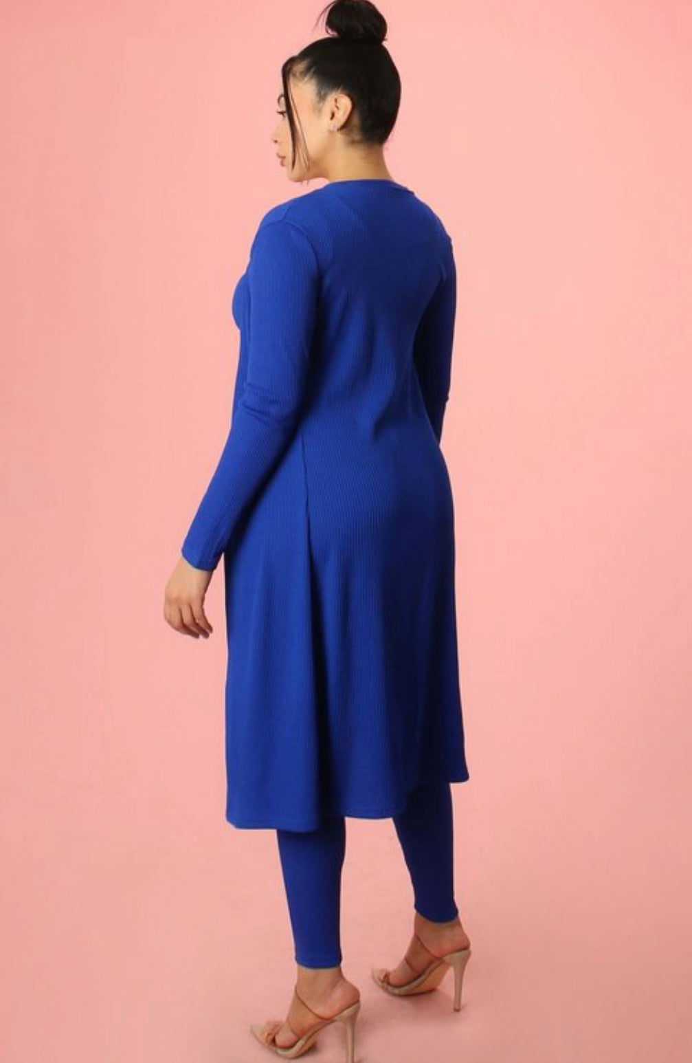 Ribbed Three Piece Casual Set