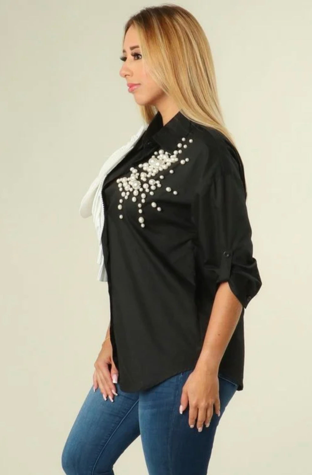 Flower & Pearls Blouse