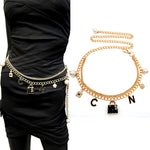 Perfume Bottle Charm Belt