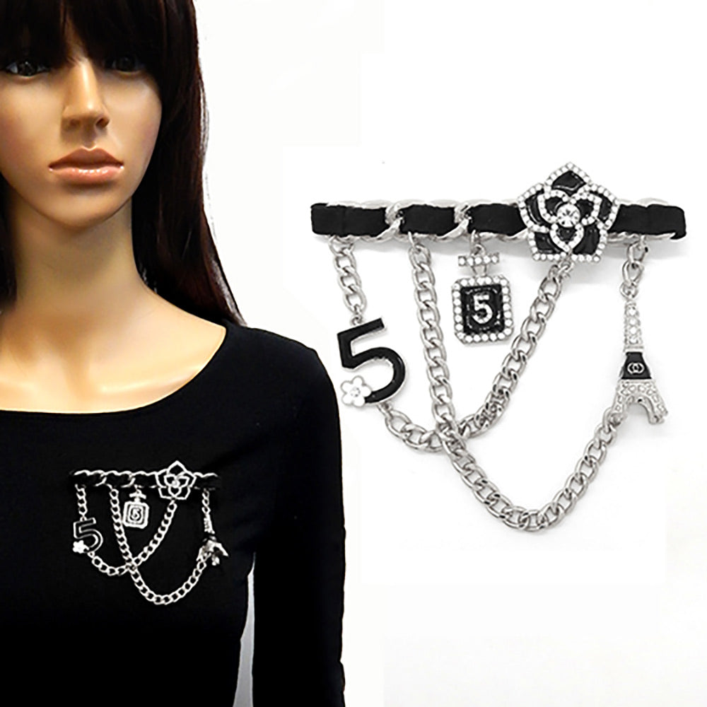 Eiffel Tower Charm  Brooch