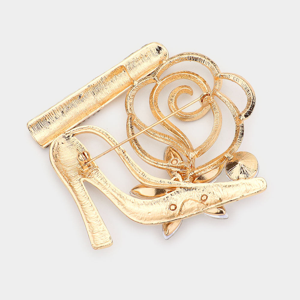 Material Girl Brooch