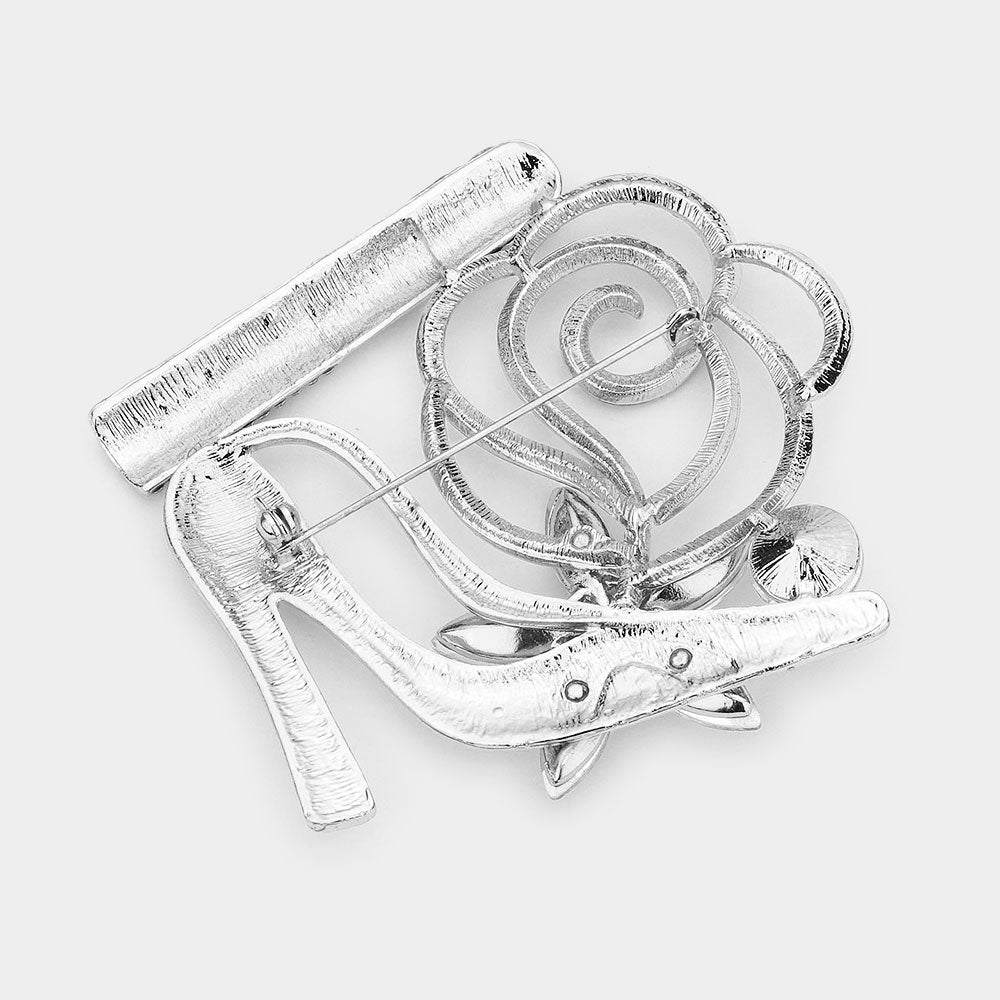 Material Girl Brooch