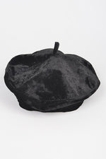 Velvet Beret Hat