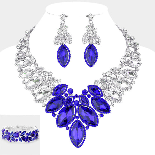 Royalty Necklace Set (3Pc Set)