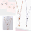 Lock & Key Layered Necklace Set
