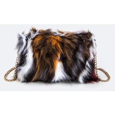 fur clutch, faux fur, handbags, clutch, paparazzi ready