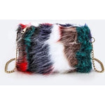 fur clutch, faux fur, handbags, clutch, paparazzi ready