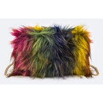 fur clutch, faux fur, handbags, clutch, paparazzi ready