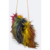 fur clutch, faux fur, handbags, clutch, paparazzi ready