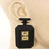 Perfume Bottle Matte Earrings