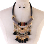 Fashion Tassel Necklace Set