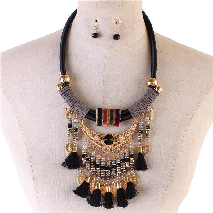 Fashion Tassel Necklace Set
