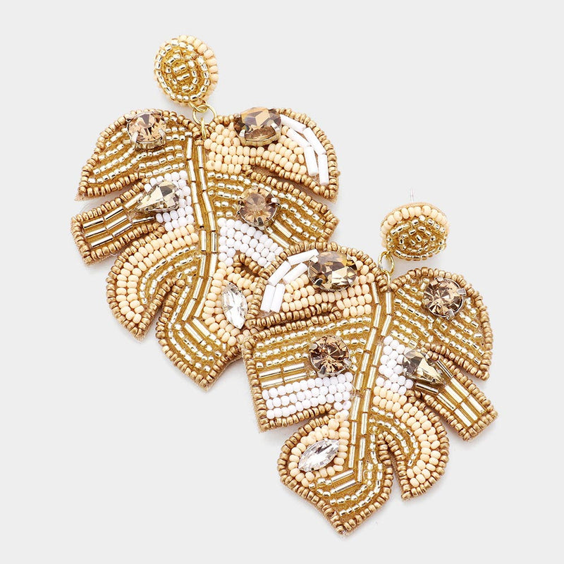 Tropicana Leaf Earrings