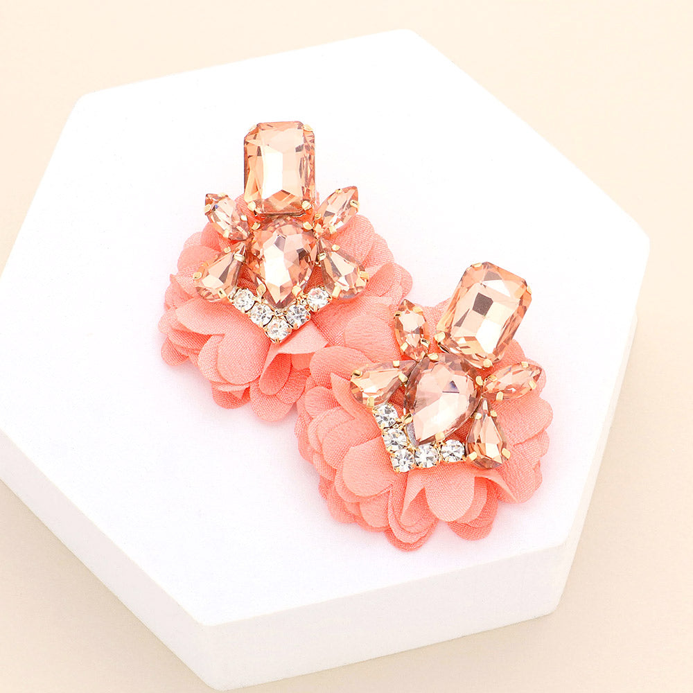 Floral Fashion Stud Earrings