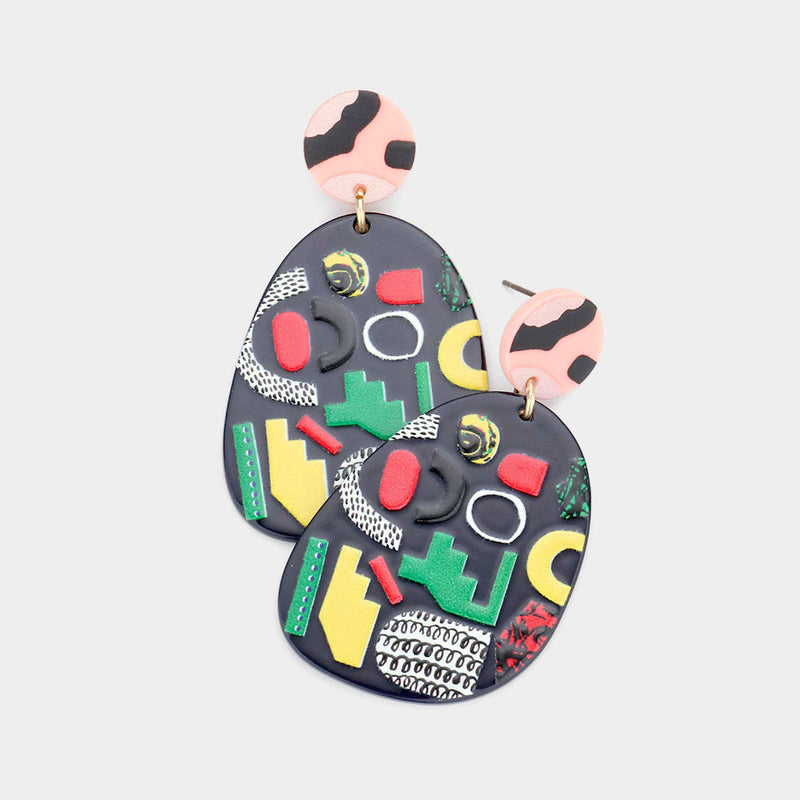 Abstract Art Earrings