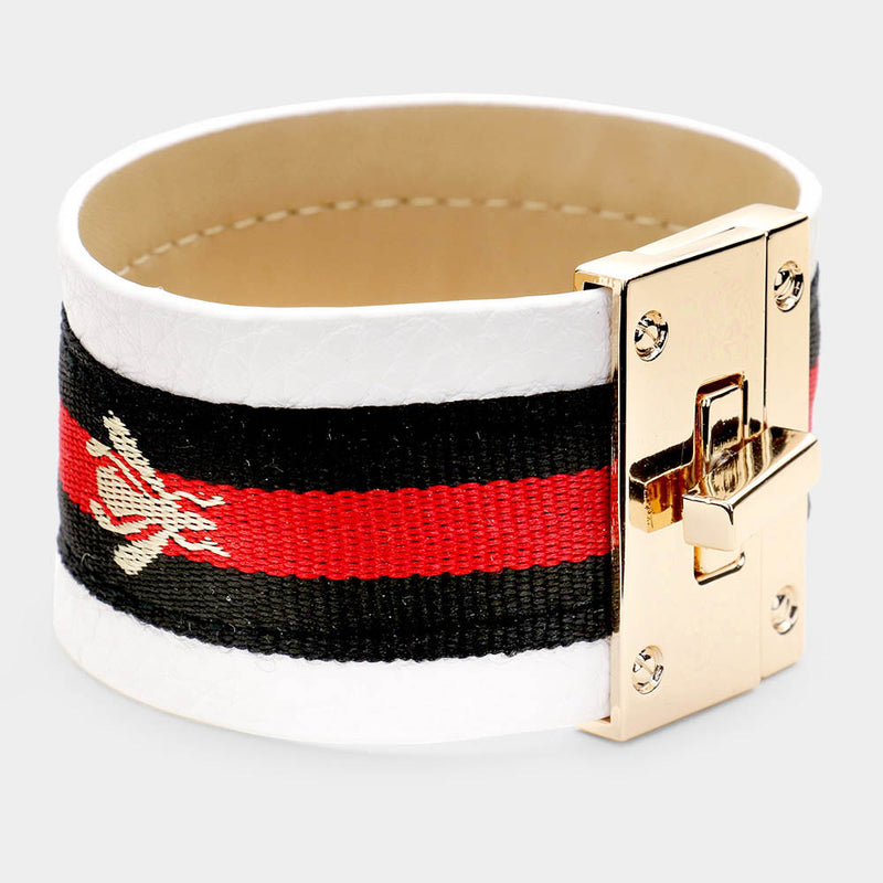 Honey Bee Lock Bracelet