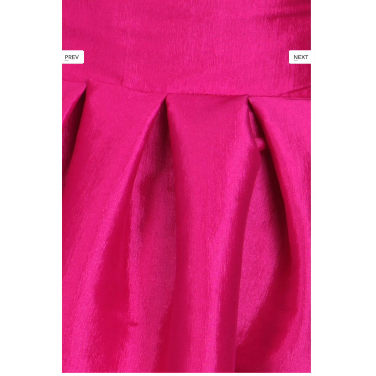 Bow Hi-Low Skirt (Magenta)