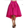 Bow Hi-Low Skirt (Magenta)