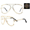 AVIATOR SUNGLASSES, CLEAR LENS AVIATORS, RETRO SUNGLASSES, CLEAR GOLD FRAMES, CLEAR LENS AVIATORS, CLEAR SUNGLASSES