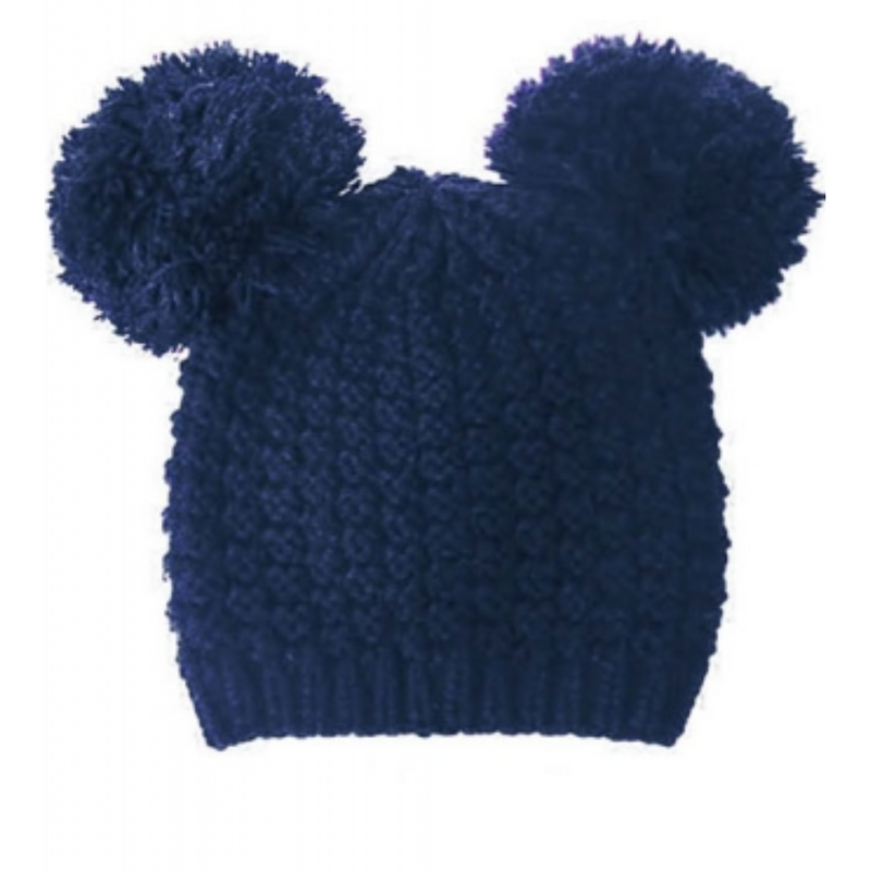 Knitted Pom Pom Beanie