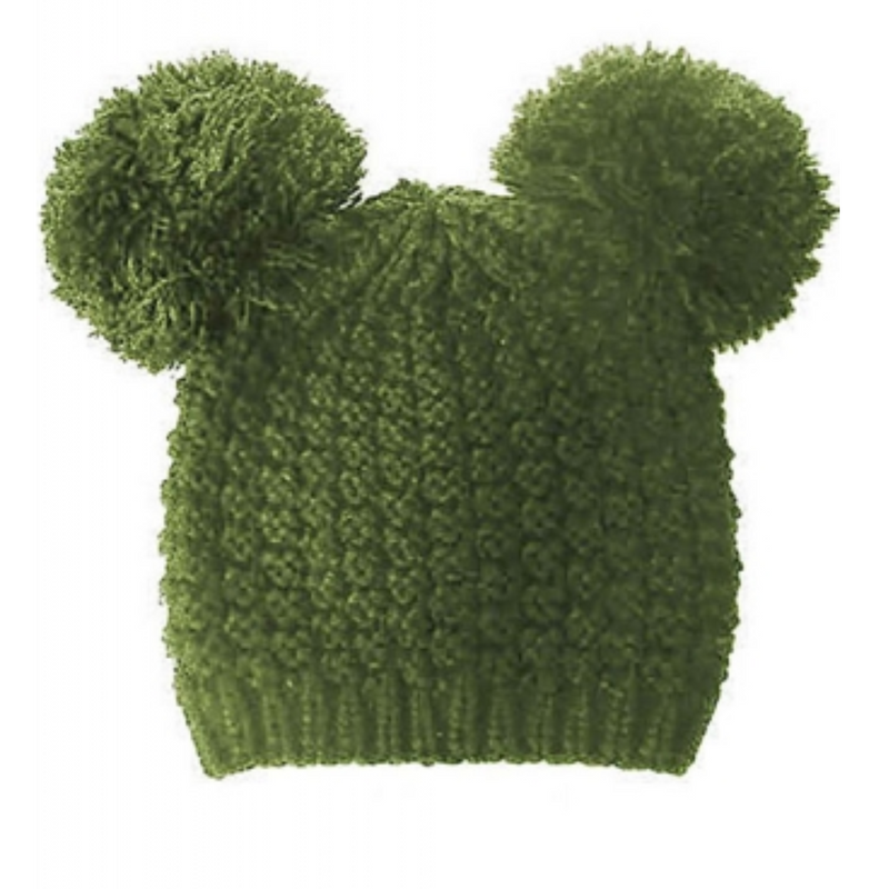 Knitted Pom Pom Beanie