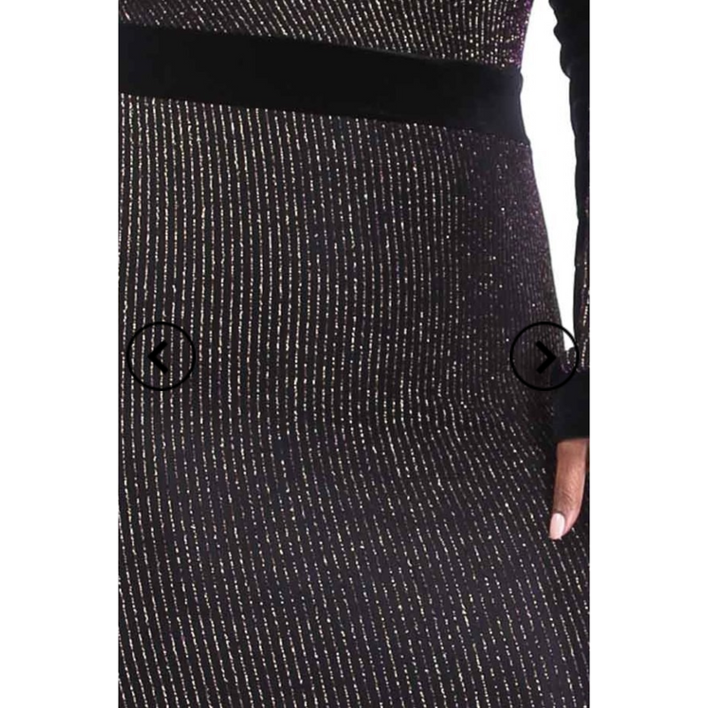 Shimmer Midi Dress (Plus Size)