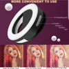 Rechargeable Selfie LED Ring Light